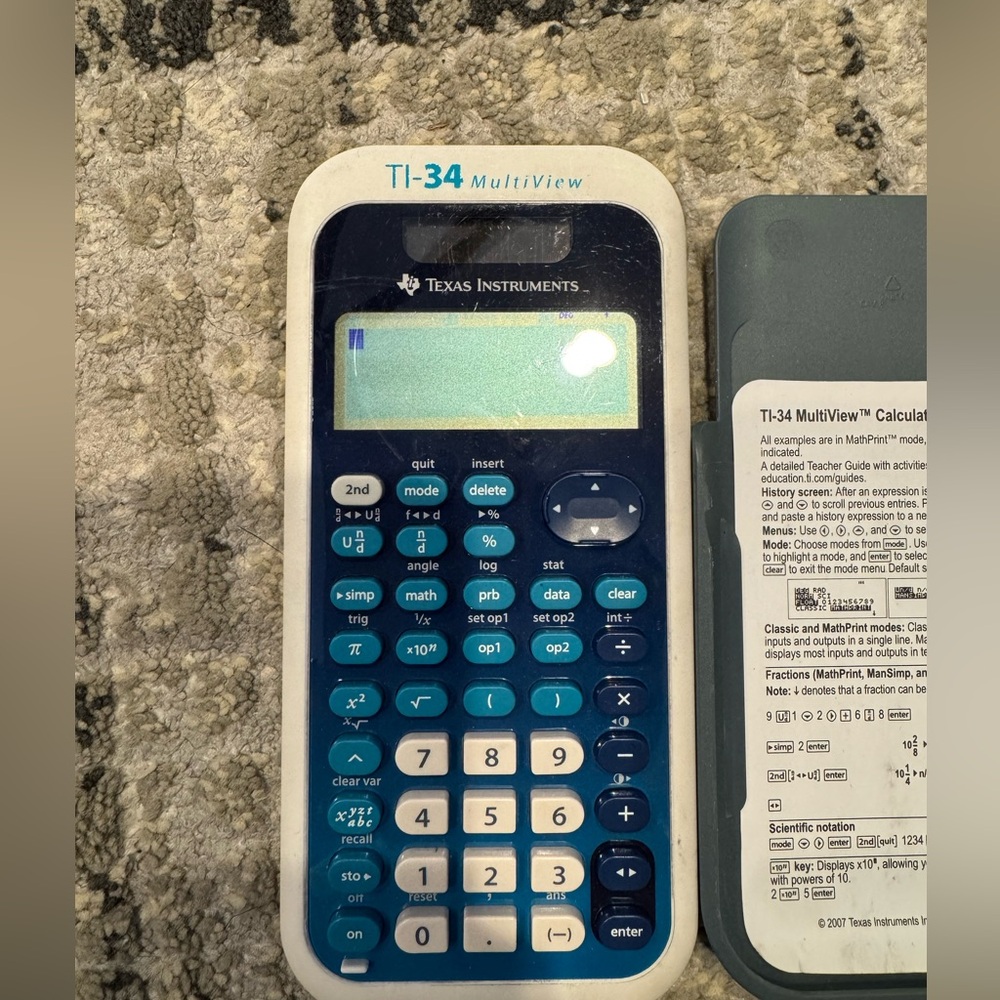 Texas Instruments TI-34 MultiView Calculator